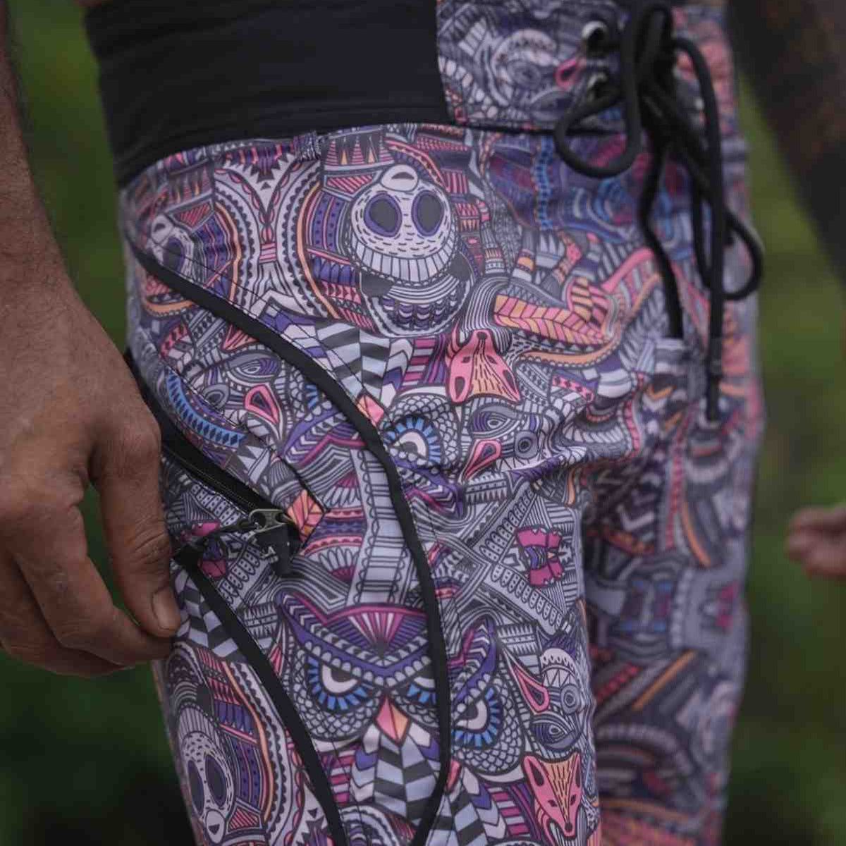 Dorset - Psychedelic Printed Swim Shorts for Men – Art Wear Board Shorts