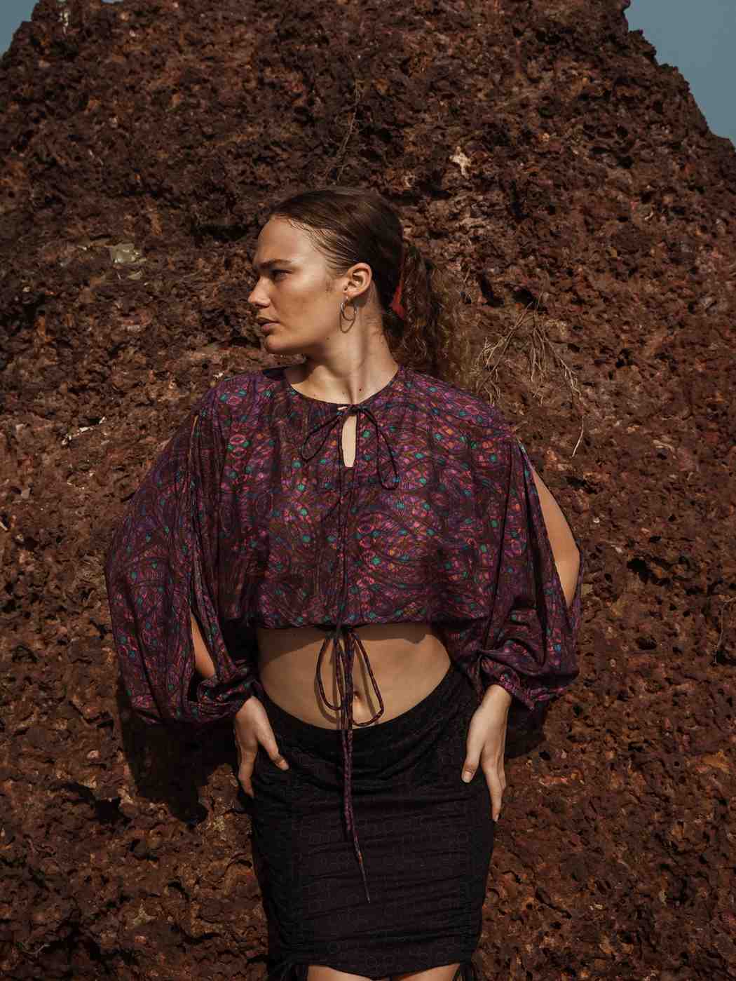 Otherpsyde Women's Art Wear Obscure Top - Adjustable Top