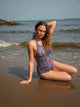 DORSET – One Piece Cut Out Swimsuit Psychedelic Women’s Swimwear