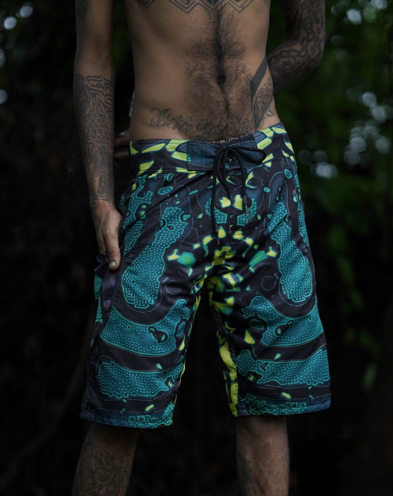 GREEN WIZARD | Men's Swim Shorts