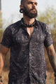 STAR DUST | Men's Bamboo Shirts | Dark Psychedelic Abstract Shirt