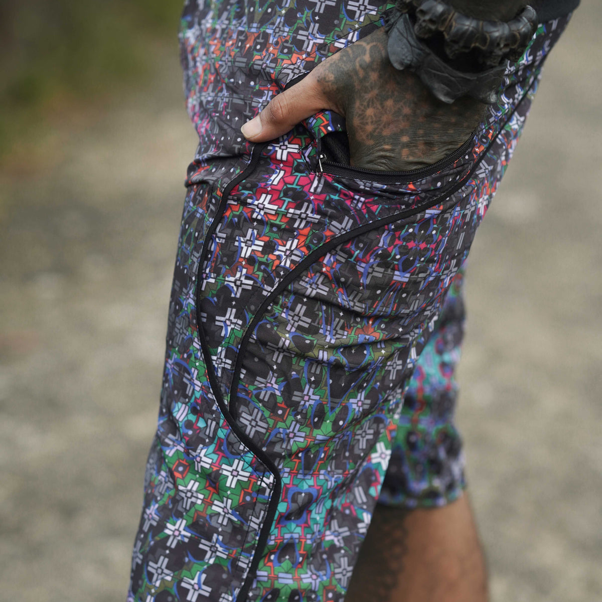 EQUILIBRIUM V2 | Men's Swim Board Shorts Geometric Art