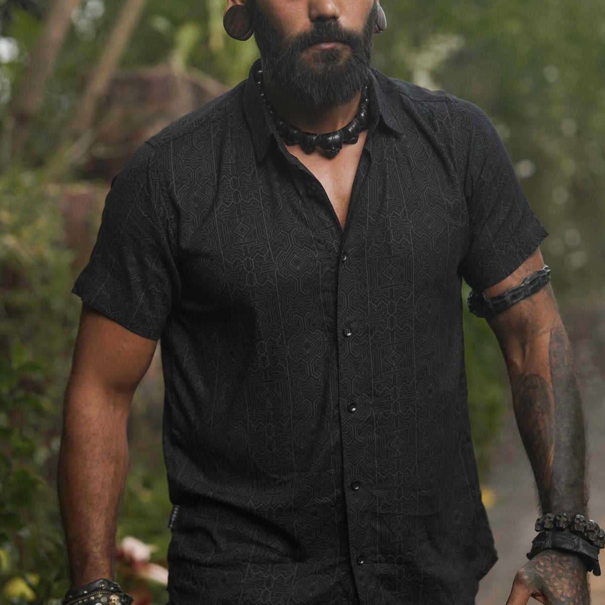 MAGMA CODEX - Cyber Knot Style | Men's Viscose Partywear Shirts