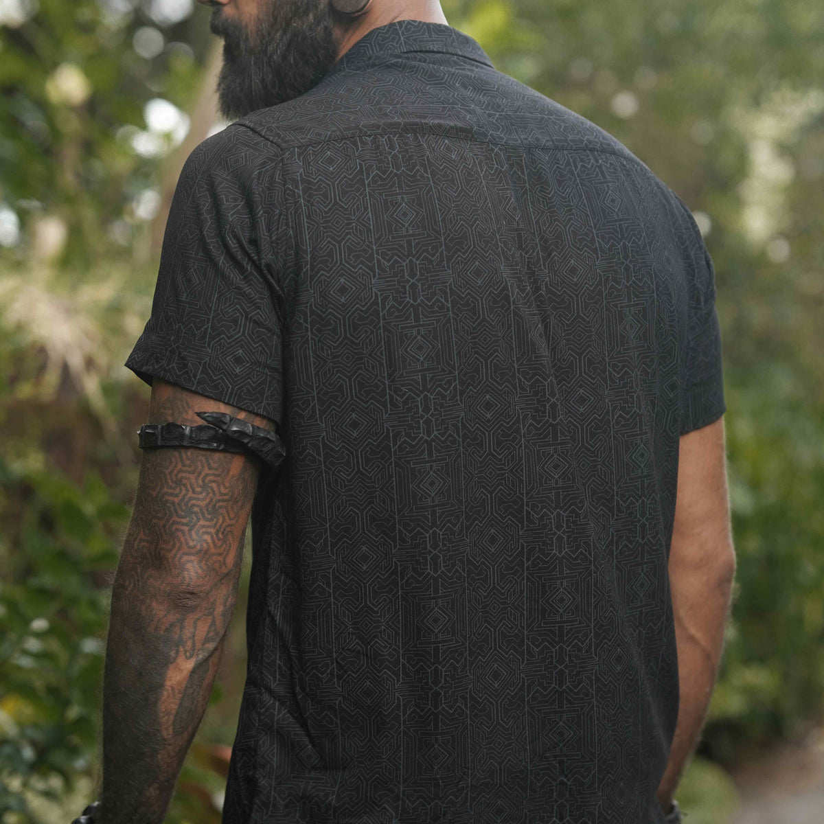 MAGMA CODEX - Cyber Knot Style | Men's Viscose Partywear Shirts