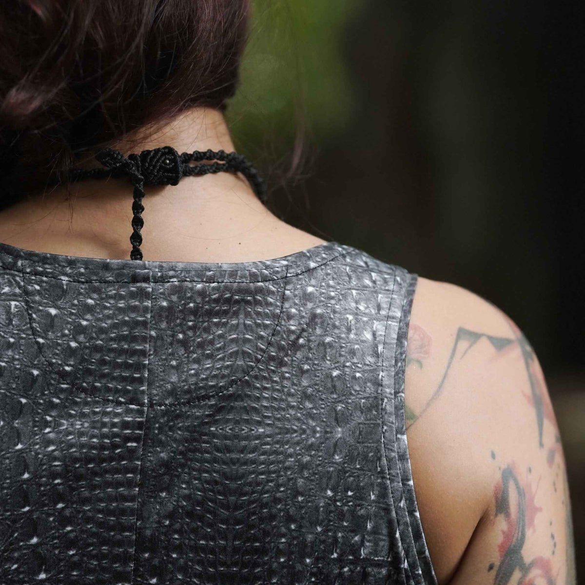BLACK ILLUSION - Women's Sleeveless Partywear Crop Top
