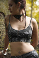 SOURCE CODE - Psychedelic Wear Sleeveless Blouse Crop Top