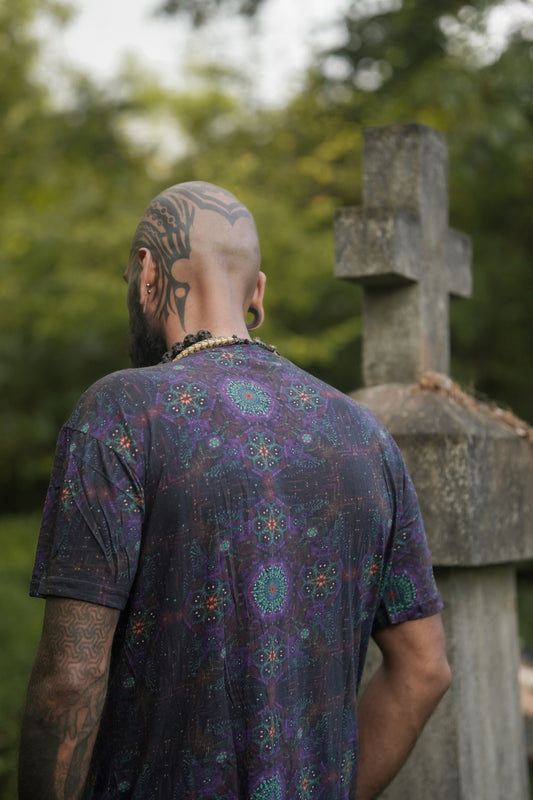 TRANSCEDENTAL | Bamboo Floral Print Men's T-shirts