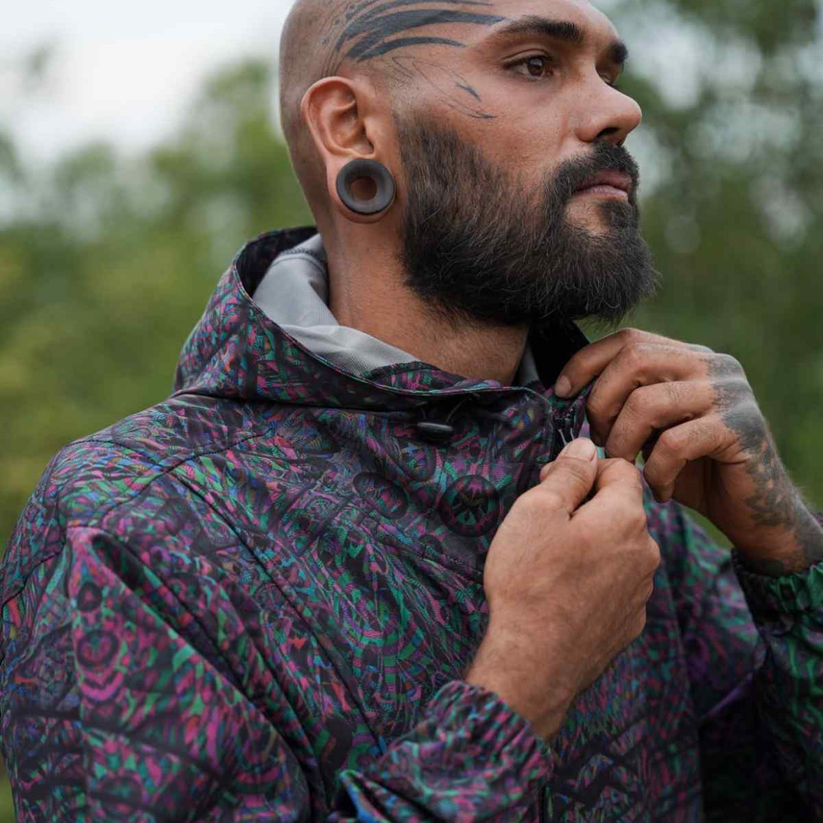 FluxFunk - Art wear Unisex Windbreaker Coat Jacket