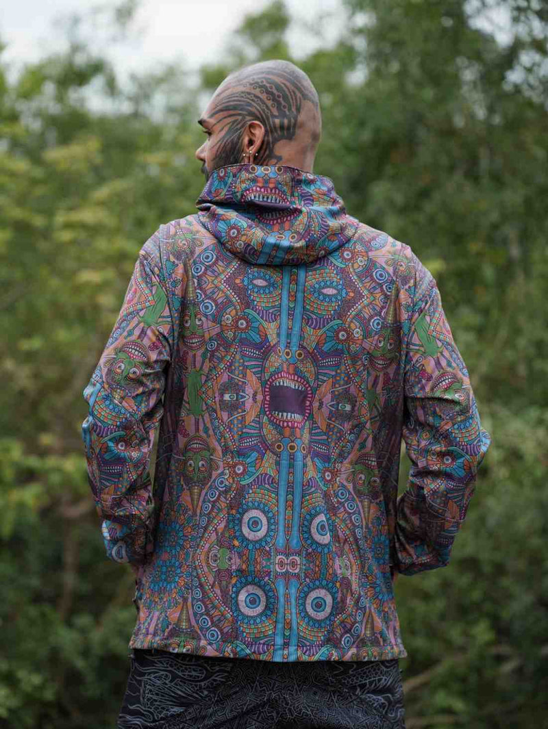 COSMIC DRISHTI - Art wear Unisex Windbreaker Coat Jacket