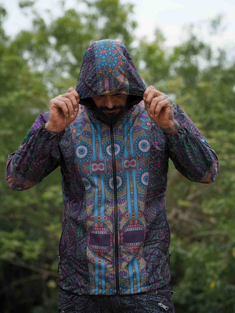 COSMIC DRISHTI - Art wear Unisex Windbreaker Coat Jacket