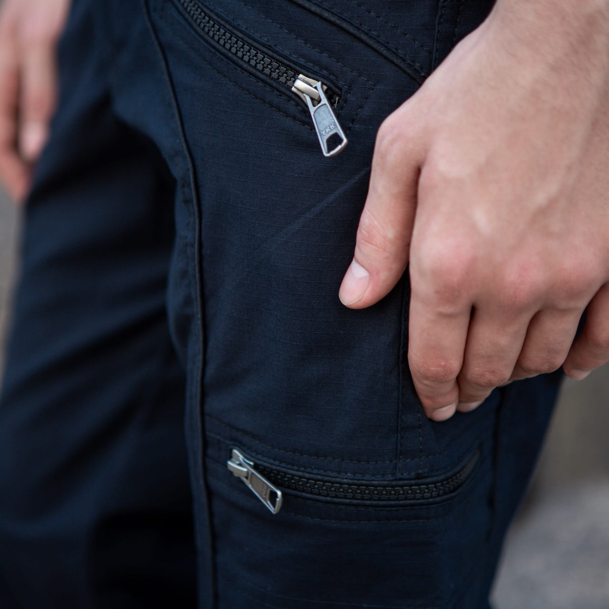 Black NY 3/4 Cargo Shorts | Post-Apocalyptic Steampunk Shorts