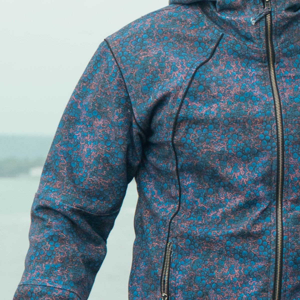 BLUE OCCULT -Men's Heavy Cotton Jacket