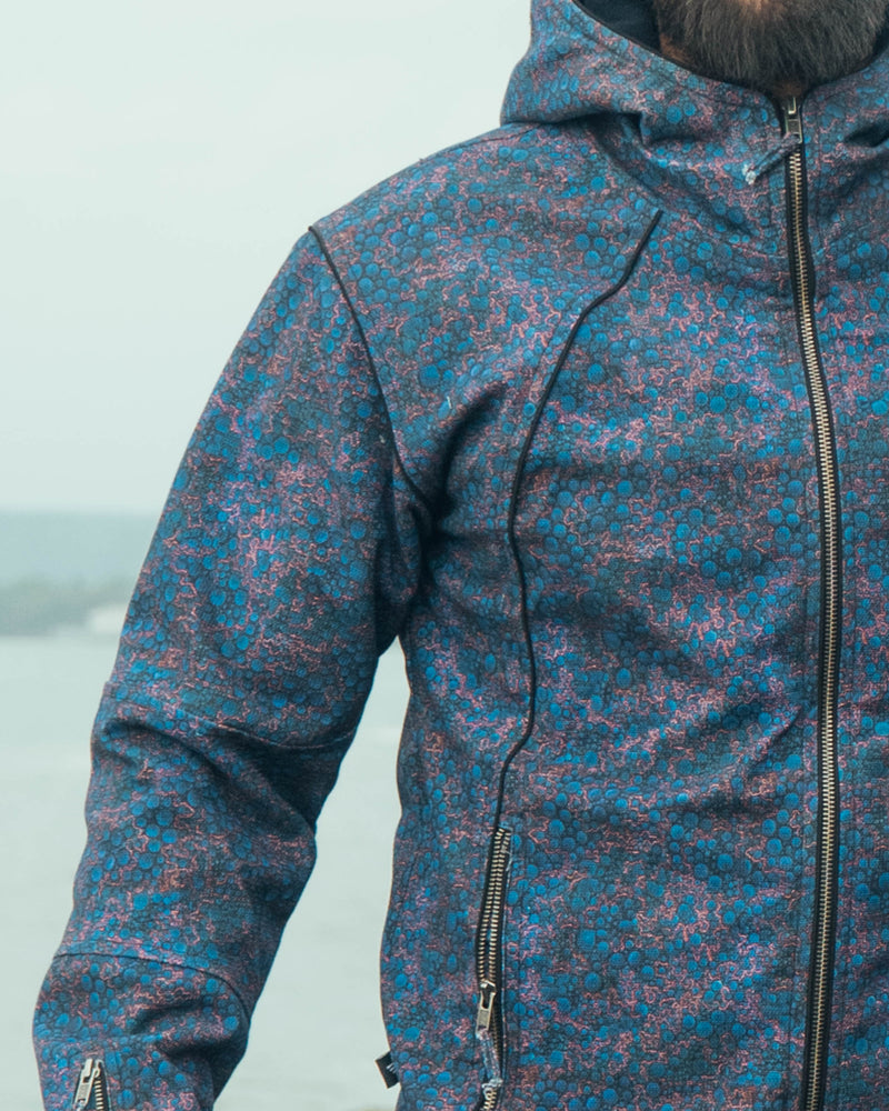 BLUE OCCULT -Men's Heavy Cotton Jacket