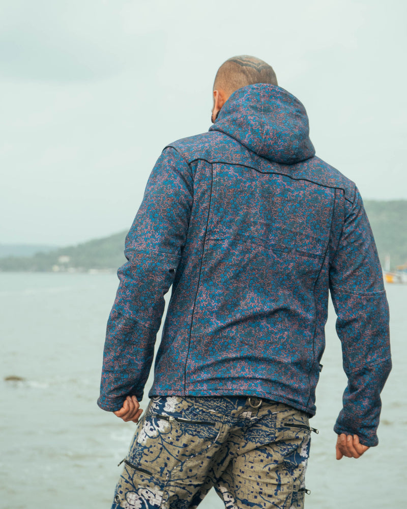 BLUE OCCULT -Men's Heavy Cotton Jacket