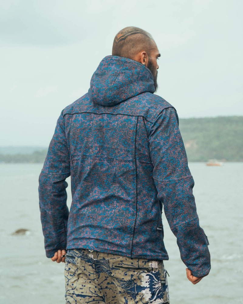 BLUE OCCULT -Men's Heavy Cotton Jacket