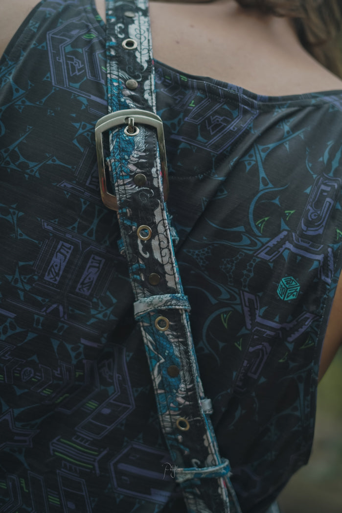 EDEN OF DRAGONS | Unisex Crossbody Bags | Rave Festival Sling Aztec Bag