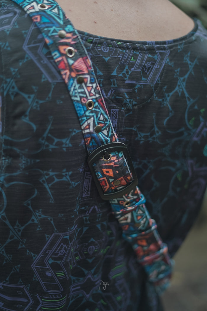 TANGENT DREAMS| Unisex Crossbody Bags | Raver Festival Sling Aztec Bag