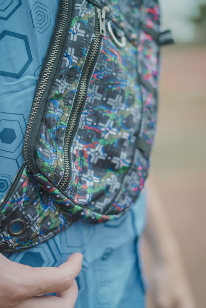 EQUILIBRIUM| Unisex Crossbody Bags | Raver Festival Sling Aztec Bag