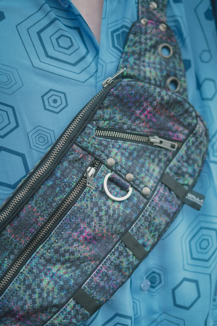 EQUILIBRIUM| Unisex Crossbody Bags | Raver Festival Sling Aztec Bag
