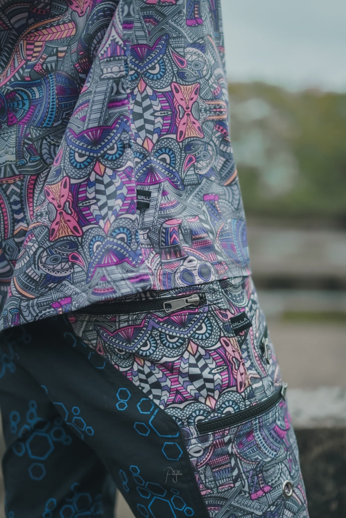 Dorset Dreams - Men's Goa Trance Festival Above the Knee Shorts