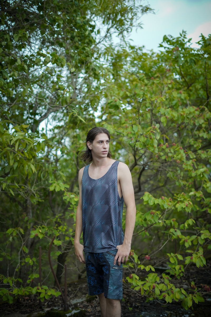 PYTHON VORTEX | Men's Psychedelic Tank T-shirts