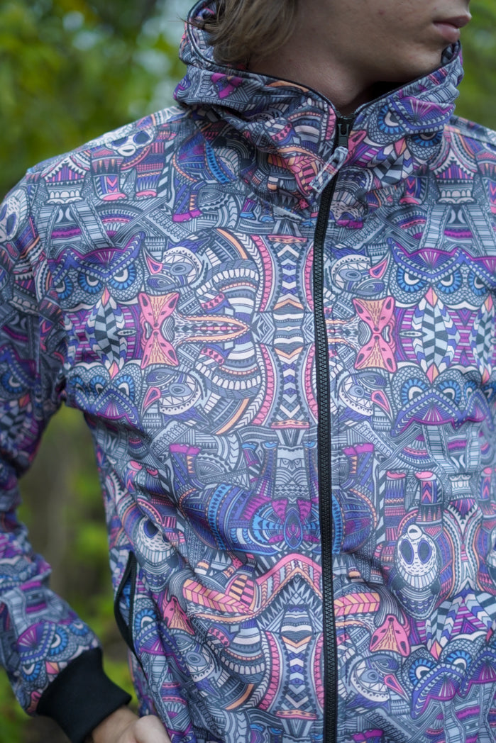 DORSET | Trippy Psychedelic Thick Cotton Suede Jacket