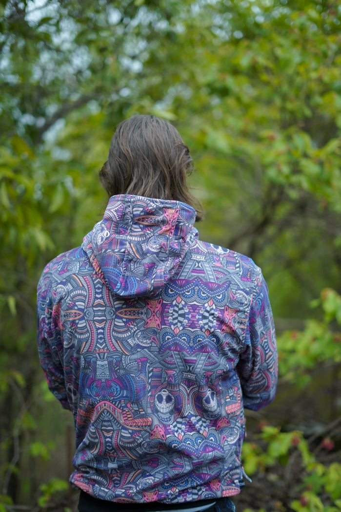 DORSET | Trippy Psychedelic Thick Cotton Suede Jacket