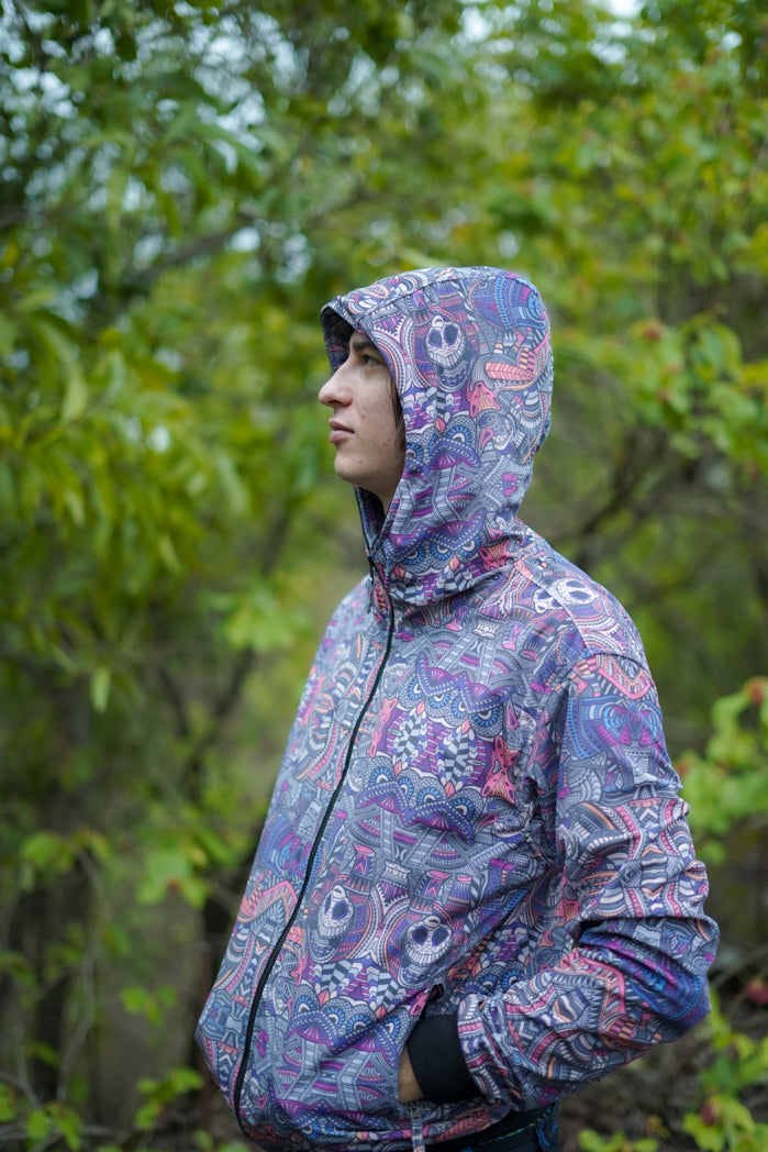 DORSET | Trippy Psychedelic Thick Cotton Suede Jacket