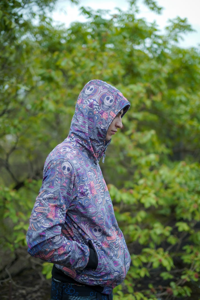 DORSET | Trippy Psychedelic Thick Cotton Suede Jacket