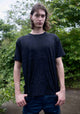 METANOIA | Psychedelic Black T-shirt All Over Screen-printed