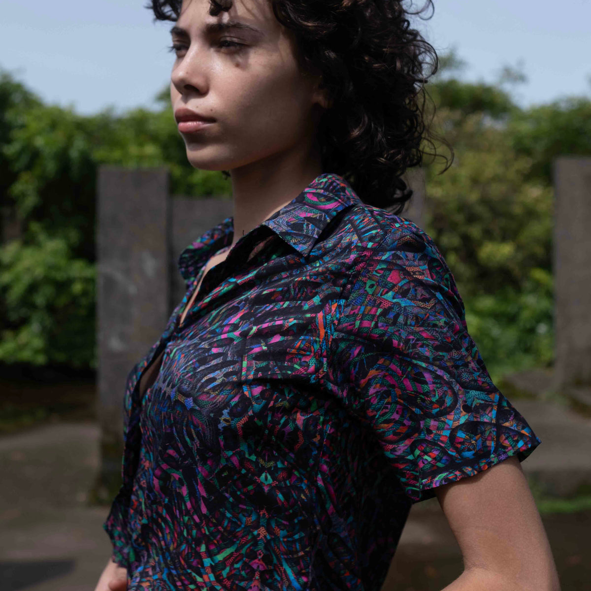 FLUXFUNC | Bamboo Fabric Women's Crop Tops | Eco-Friendly Boho Crop Shirt