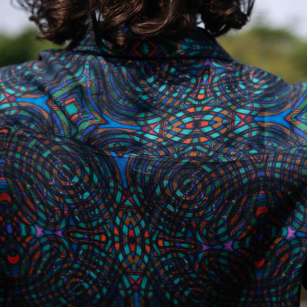 MYCELIUM | Bamboo Fabric Art wear Women's Crop Top Shirt