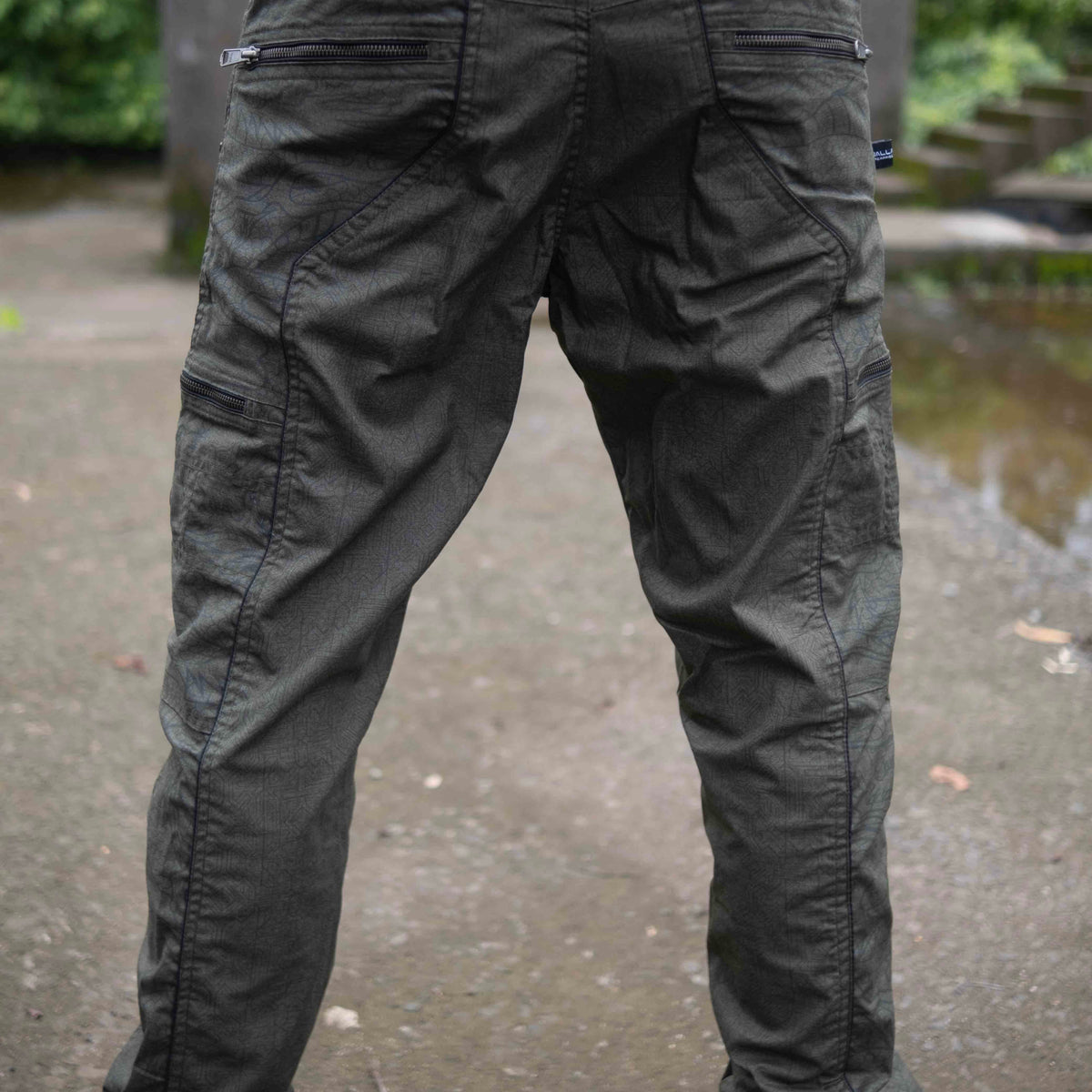 Dragon Codex – Khaki Multi Pockets Utility Cargo Pants