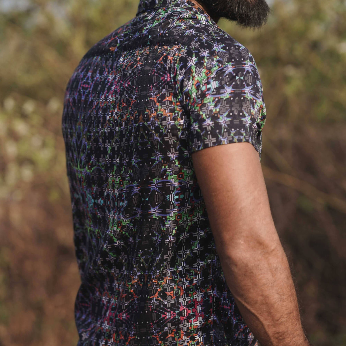 EQUILIBRIUM v2 | Men's Bamboo Shirts | Psychedelic Fractal Pattern Shirt