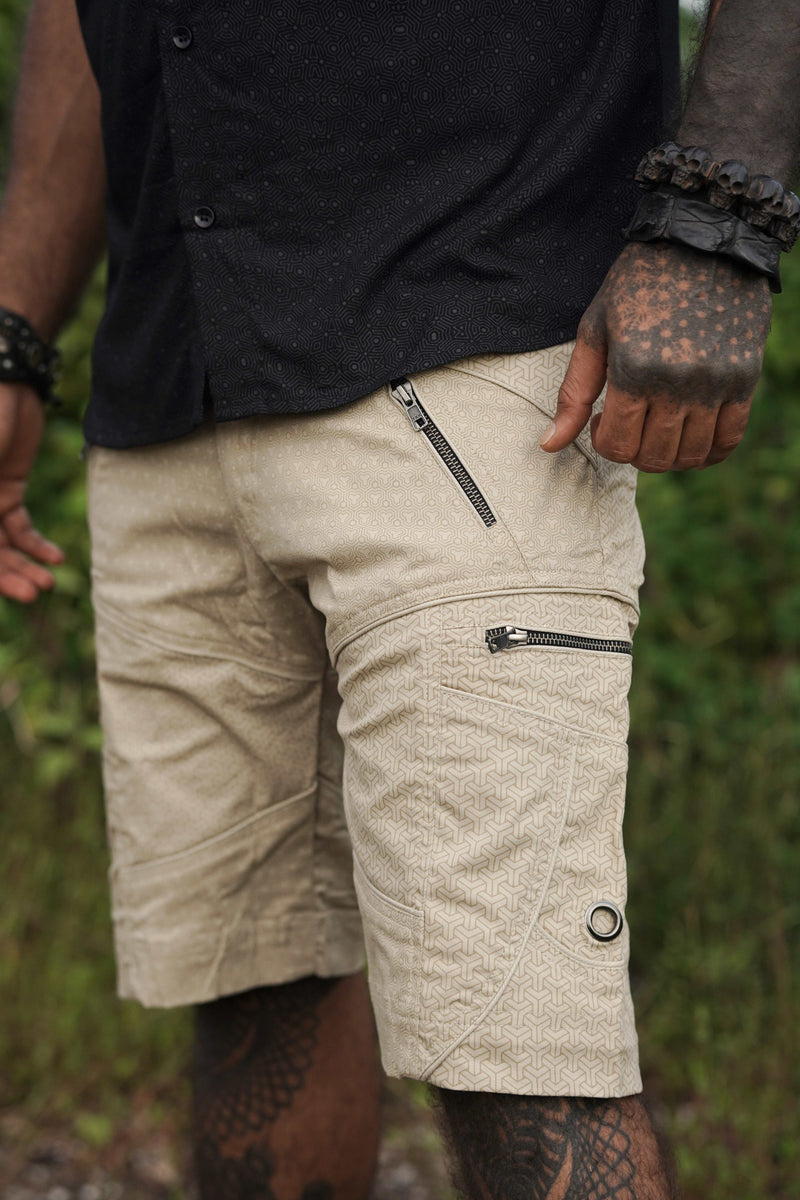 ETERNITY VORTEX - LA Shorts Screenprinted Up Knee Men's Shorts