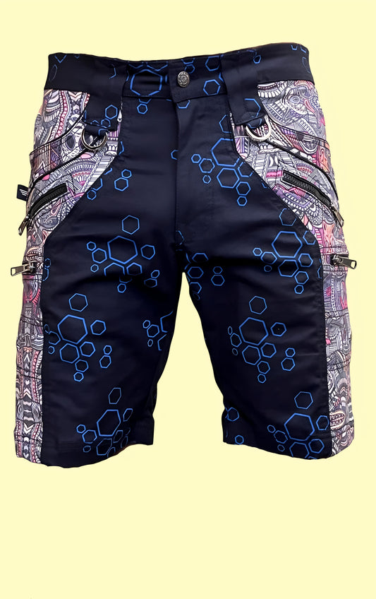 Dorset Dreams - Men's Goa Trance Festival Above the Knee Shorts