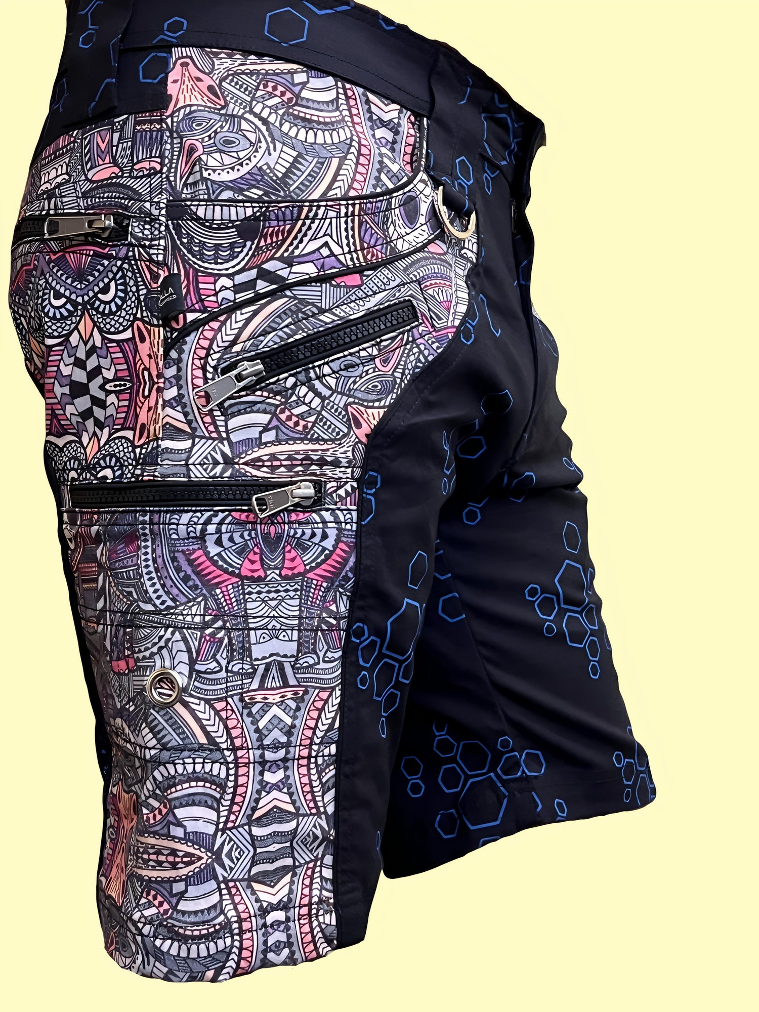 Dorset Dreams - Men's Goa Trance Festival Above the Knee Shorts