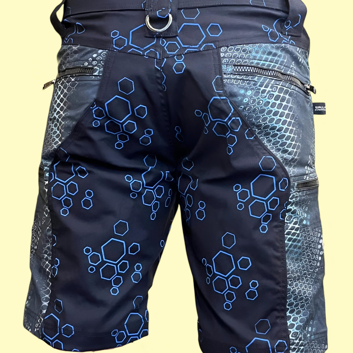 PYTHON MOLECULES - Digital Molecular Python Printed Men's NY Shorts