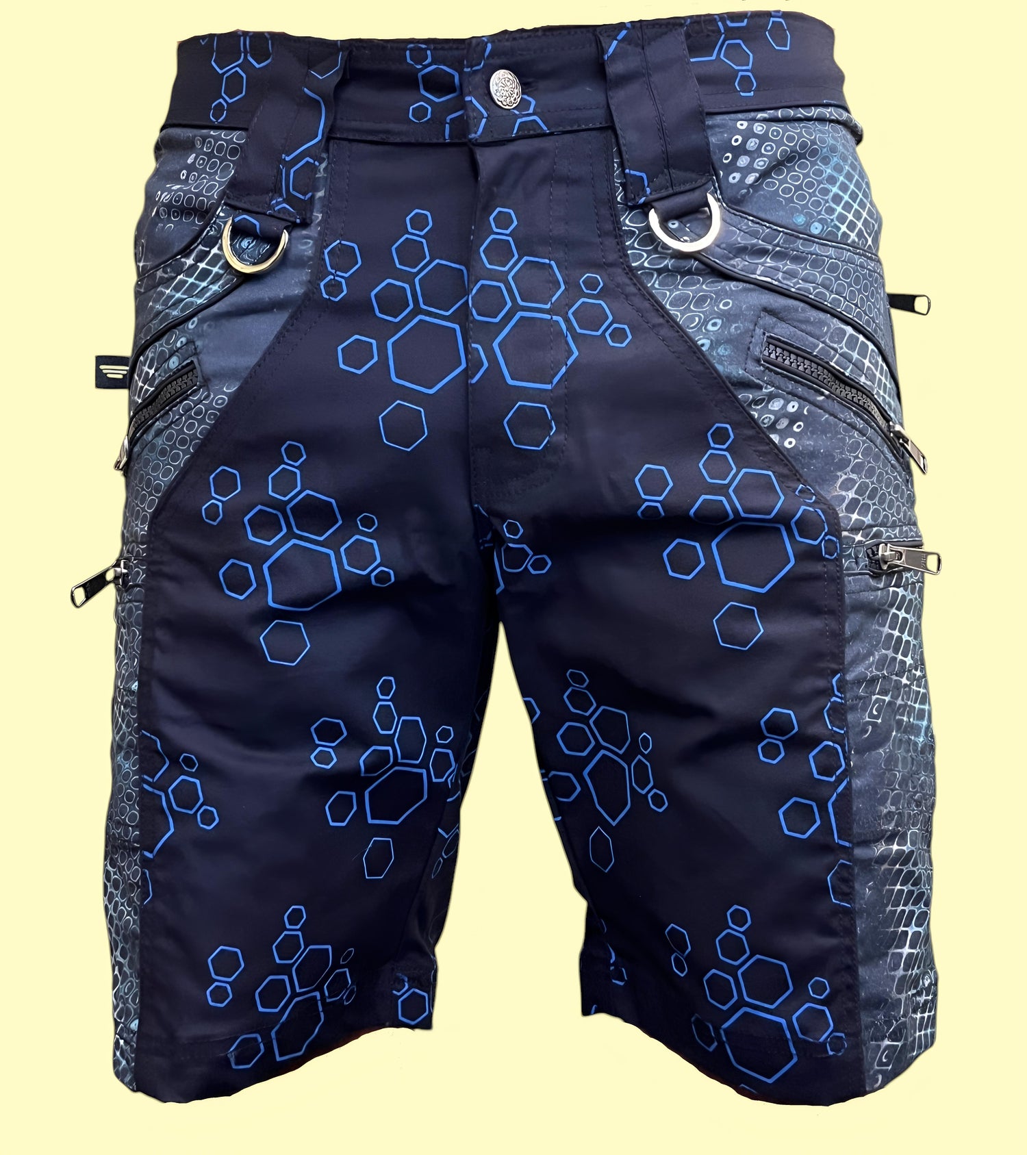 PYTHON MOLECULES - Digital Molecular Python Printed Men's NY Shorts