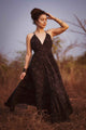 psychedelic bamboo festival dress for women golden dwell design