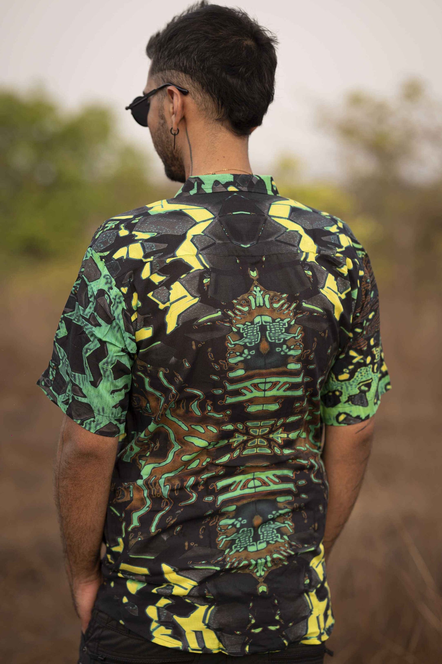 GREEN WIZARD | Bamboo Men's Shirts | Psy-Festival Clothing Eco-friendly Shirts