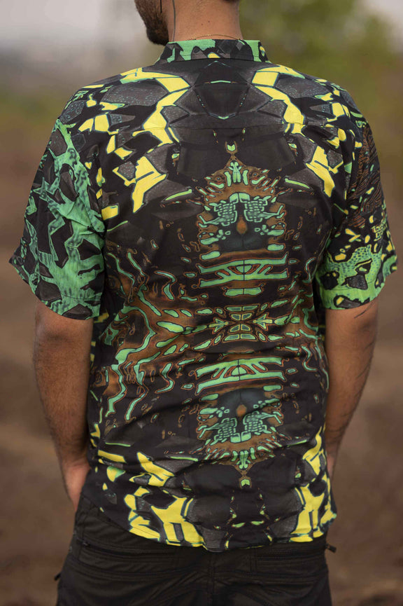 GREEN WIZARD | Bamboo Men's Shirts | Psy-Festival Clothing Eco-friendly Shirts