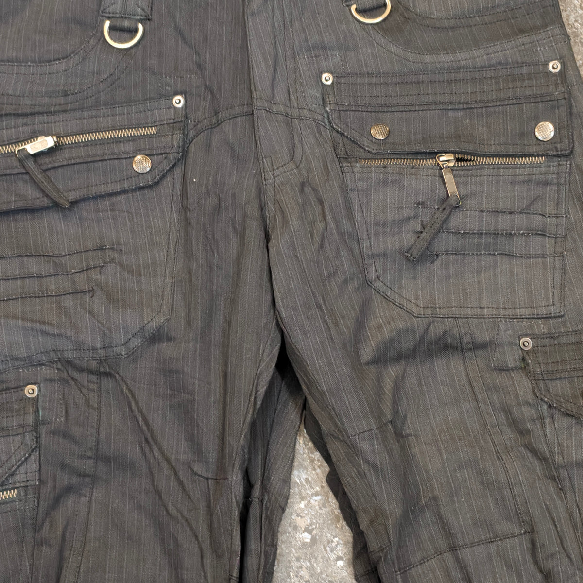 Maya Cargo Pants with Multiple Zipper Pockets