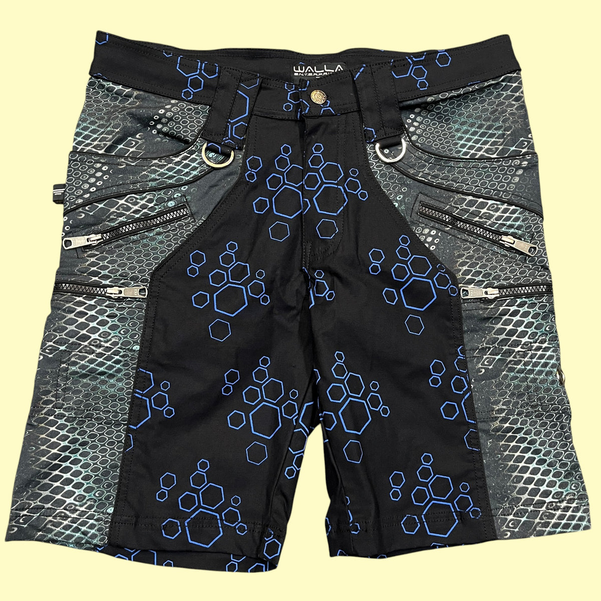 PYTHON MOLECULES - Digital Molecular Python Printed Men's NY Shorts