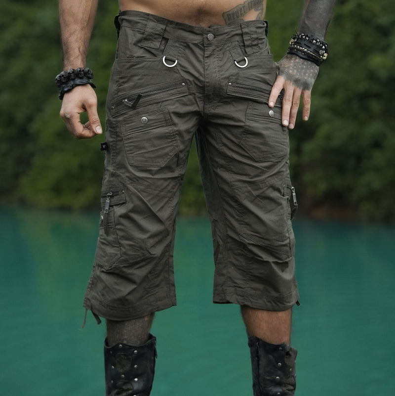 MANAGA SHORTS - Men's Cargo Shorts |Stretch Ribstop Hunter Green Cargo Shorts