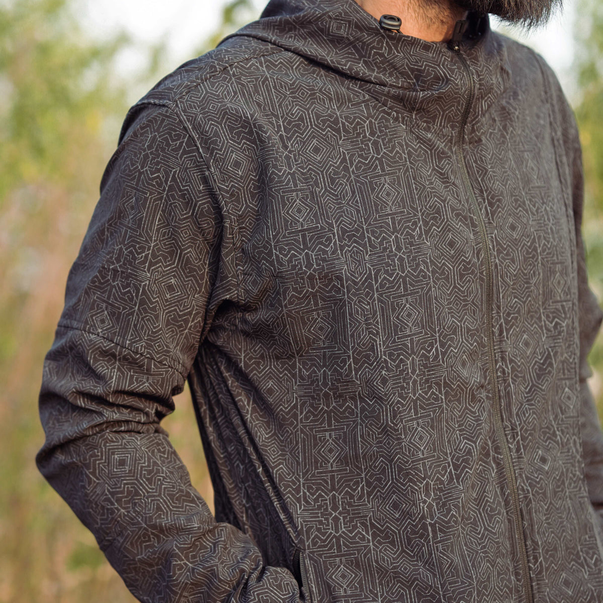 Magma Codex Khaki Edition -Artwear Windbreaker Coat Jacket