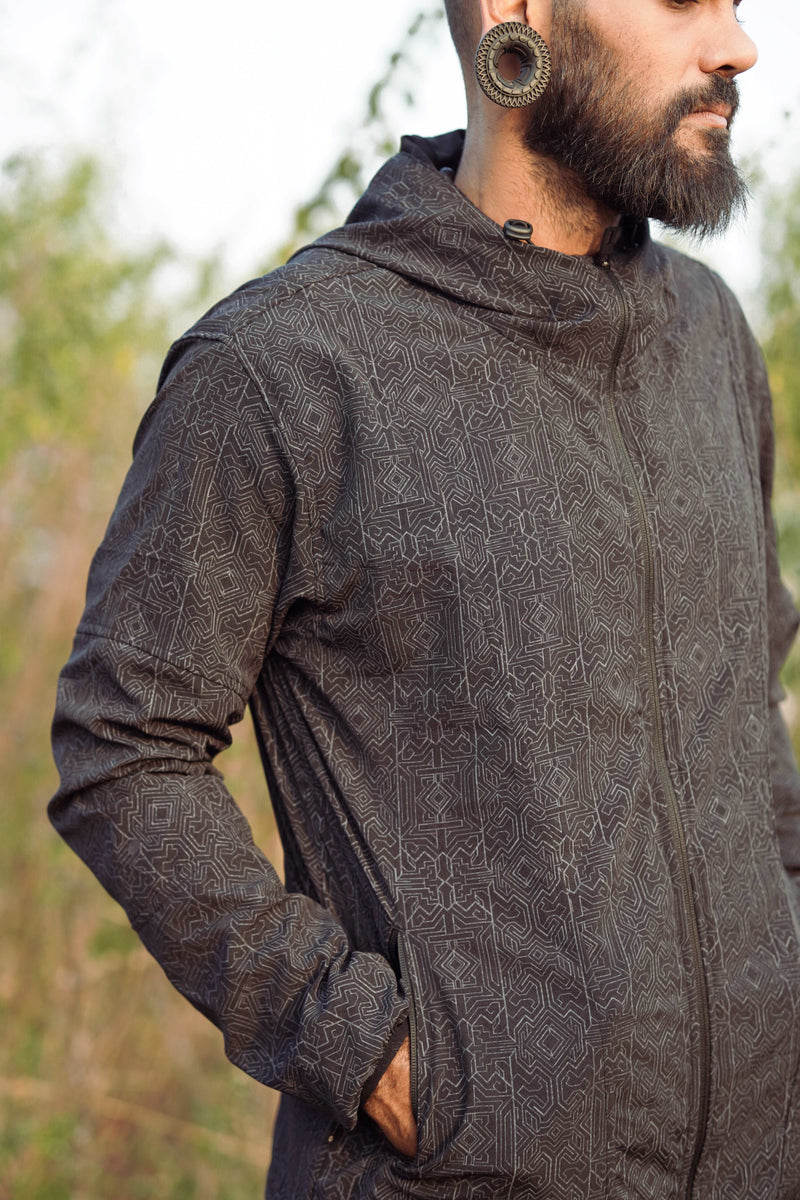 Magma Codex Khaki Edition -Artwear Windbreaker Coat Jacket