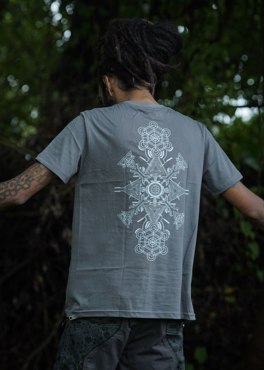 MAGUMBA | Grey Edition | Men's Futuristic Cyberpunk Graphic Cotton T-Shirts