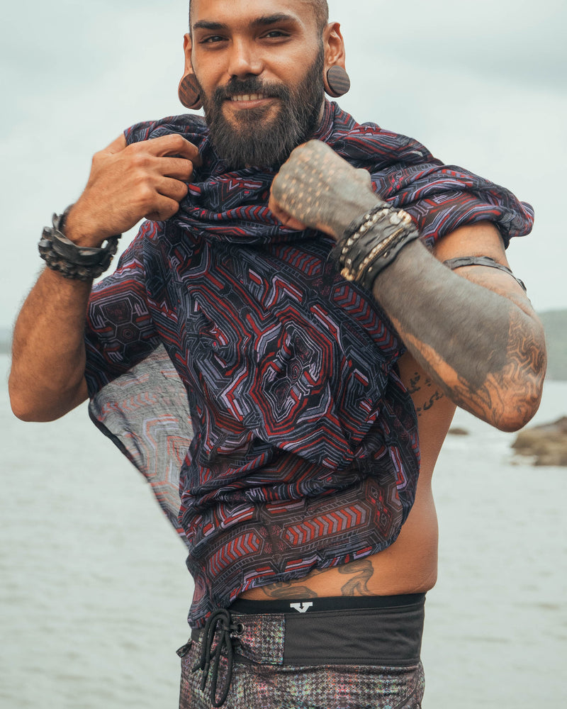 METANOIA | Bamboo - Modal Fabric Scarf | Lightweight Summer Beach Scarf