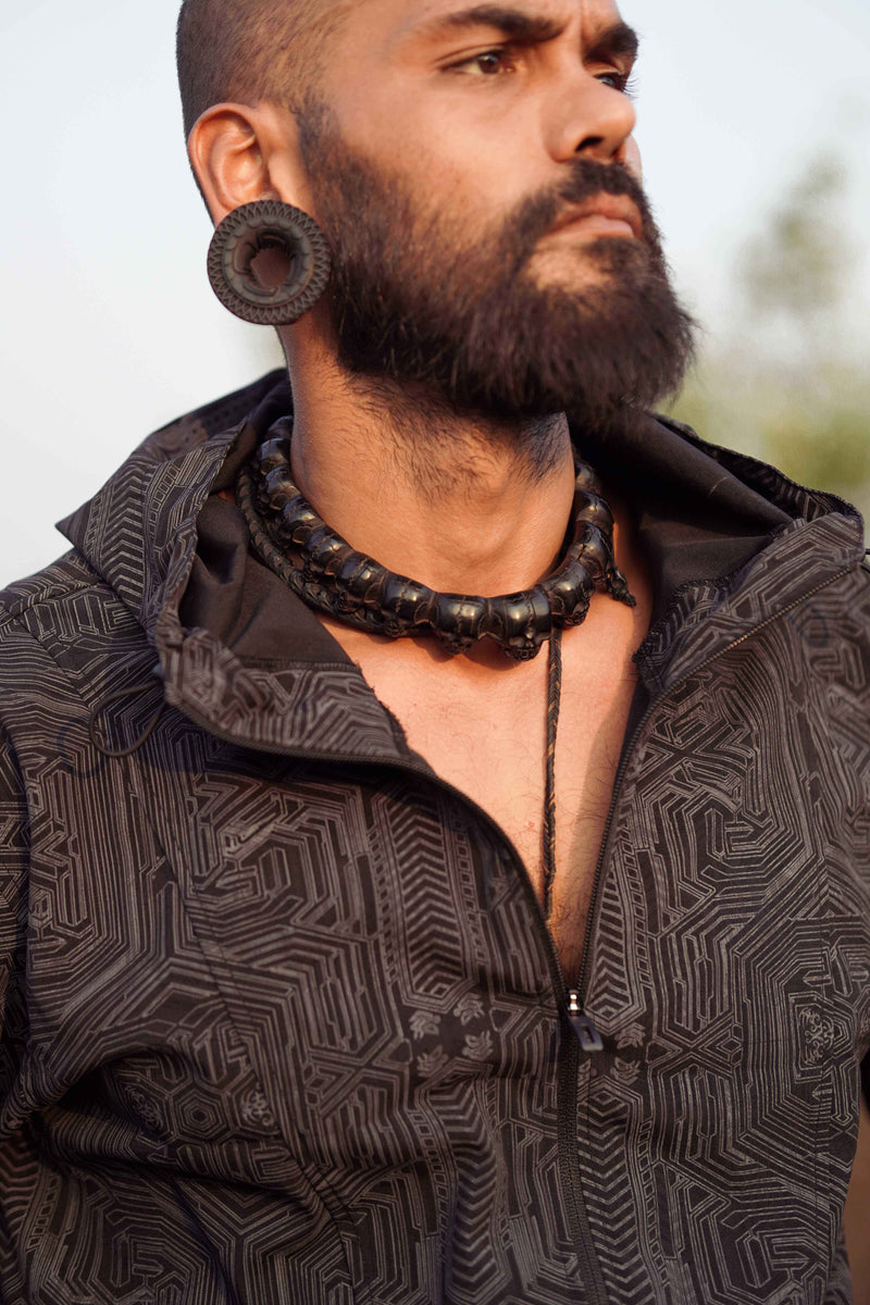 Metanoia Black Edition -Artwear Windbreaker Coat Jacket